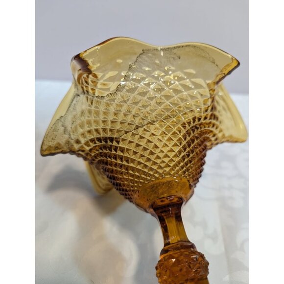 Vintage Indiana Glass Fluted Compote - Picture 7 of 8